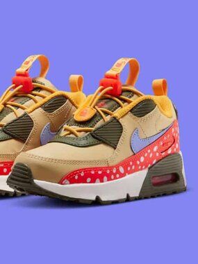 NEW! Nike Air Max 90 Toggle SE TD 'Mushroom'- Size 4C